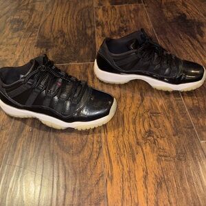 Jordan Black and White Sneakers